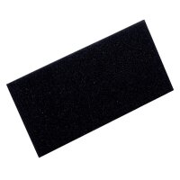 Zellgummiauflage schwarz