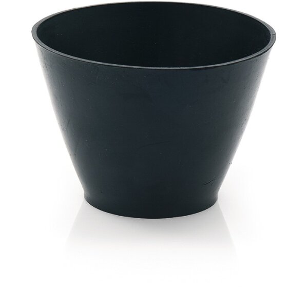 Gipsbecher H.130mm D.oben:125/unten:90mm kon.f.Nitrolacke geeignet TPE schwarz