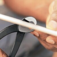 Knipex Fliesenlochzange 200 mm Spezial-Werkzeugstahl Griff geschmiedet, ölgehärtet