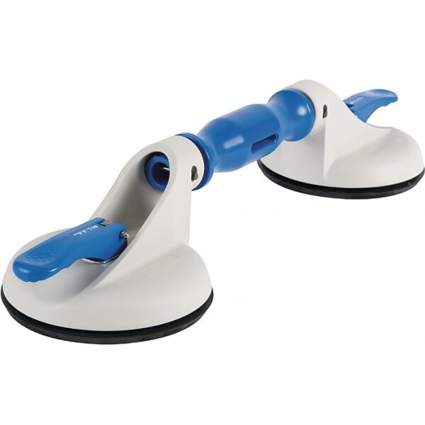 Veribor Saugheber Tragfähigkeit 35 kg Kopf-Ø 120 mm 2 Köpfe Kunststoff