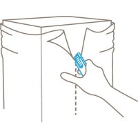 Martor Sicherheitsmesser SECUNORM HANDY Nr. 445 Länge 100 mm Breite 7,8 mm Höhe 25,5 mm Schnitttiefe 8,5 mm