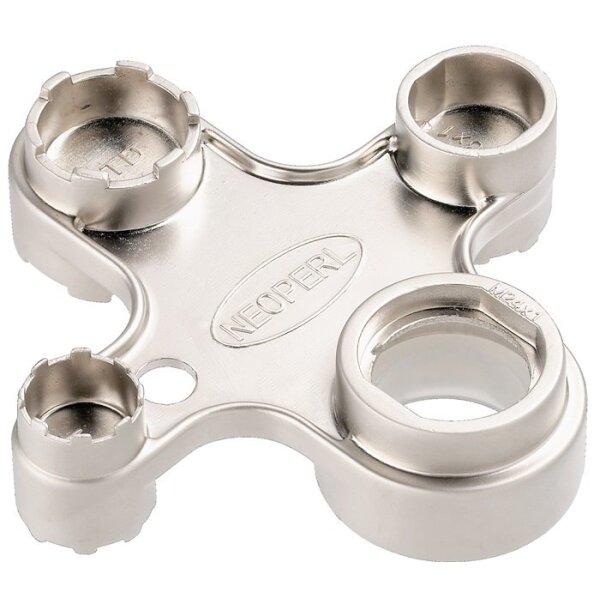 Neoperl Universalschlüssel 82 x 82 mm 4-Fach-Funktion