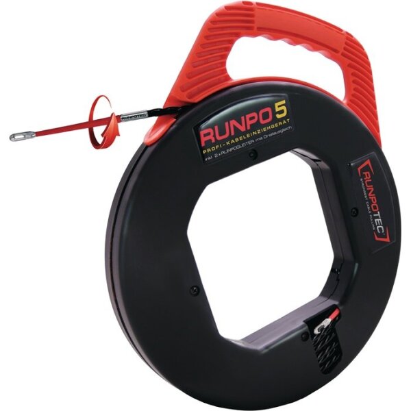 Runpotec Kabeleinziehgerät RUNPO 5 Bandlänge 30 m Biegeradius 15 mm Kabel-Ø 5,3 mm
