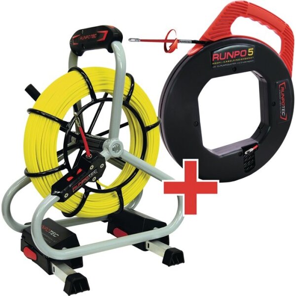 Runpotec Glasfaserstab GF 4.5 - Profi-Set Bandlänge 30 m