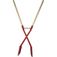 Erdlochausheber Gr.1 200x150/110mm m.2 Eschenstielen
