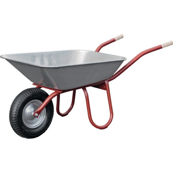 Capito Profi Schubkarre Praktica 85 85 l Luftrad Stahlfelge mit Kugellager