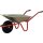 Capito Schubkarre Garten 85 85 l Luftrad Polypropylen-Felge mit Rollenlager