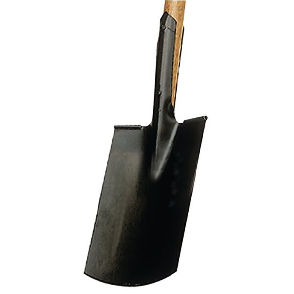 Krumpholz Bauspaten 285 x 185 / 180 mm Größe 2 mit Trittschutz und T-Stiel