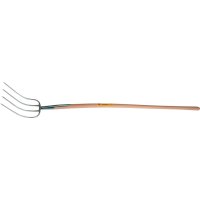 Dunggabel ABT Stand.Zinken-L.310mm 4 Zinken geschmiedet,m.Stiel G.1500g FREUND