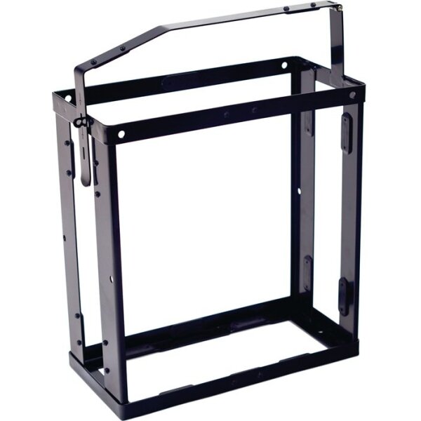 Valpro Kanisterhalterung Länge 377 mm Breite 174 mm Höhe 485 mm Tiefschwarz RAL 9005 2,87 kg