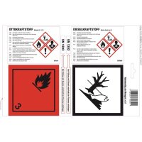 Hünersdorff Haftetikett Länge 275 mm Breite 182...