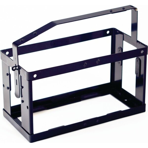 Valpro Kanisterhalterung Länge 377 mm Breite 174 mm Höhe 293 mm Tiefschwarz RAL 9005 2,17 kg