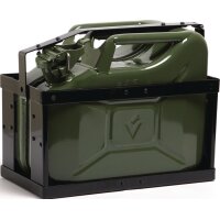 Valpro Kanisterhalterung Länge 377 mm Breite 174 mm Höhe 293 mm Tiefschwarz RAL 9005 2,17 kg