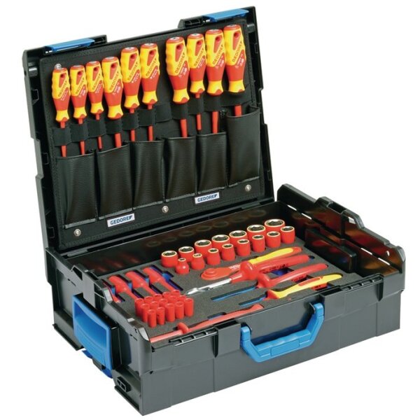 Gedore Werkzeugsortiment 53-teilig in L-BOXX® für Elektriker