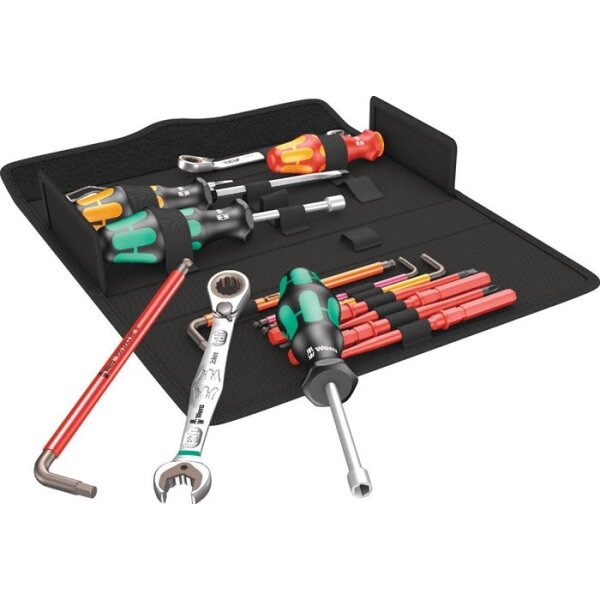 Wera Werkzeugset KK SH 2 15-teilig für Sanitär- und Heizungsinstallationen
