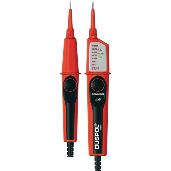 Benning Spannungs-/Durchgangsprüfer DUSPOL® expert 12-1000 V AC/DC CAT IV 600V/CAT III 1000 V