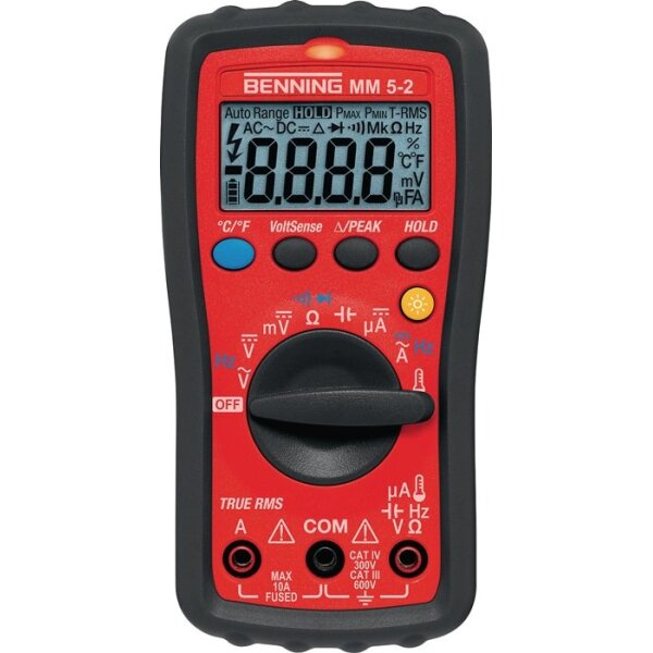 Benning Multimeter MM 5-2 0,1 mV-600 V AC/DC TRUE RMS