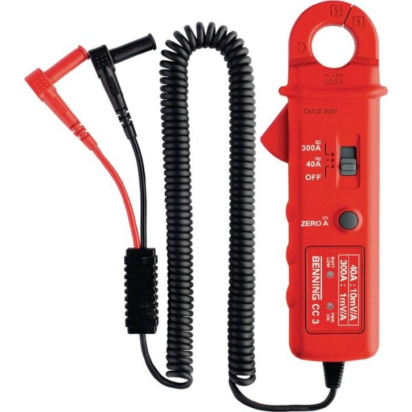 Benning AC/DC-Stromzangenadapter CC 3 0,2 - 300 A Wechselstrom / Gleichstrom Zangenöffnung max. 25 mm