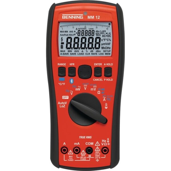 Benning Multimeter MM 12 0,0001 V-1000 V AC/DC TRUE RMS