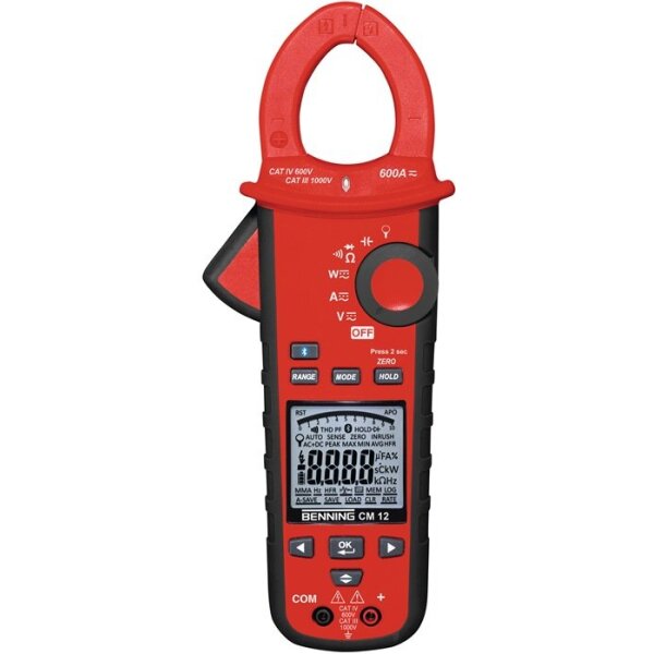 Benning Stromzangenmultimeter CM 12 10 mA - 600 A AC/DC CAT IV 600 V