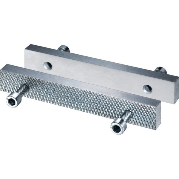 Heuer Schraubstockbacke HEUER Front Backenbreite 120 mm glatt/geriffelt passend zu 4000 830 340 und 4000 830 349