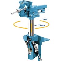 Heuer Abklapp- und Höhenverstellgerät für Backenbreite 120 mm abklappbar 360° drehbar