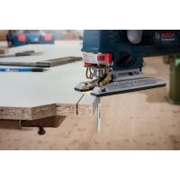 Bosch Stichsägeblatt T 101 BF Gesamtlänge 100 mm Zahnteilung 2,7 mm BiM 5 Stück / Karte