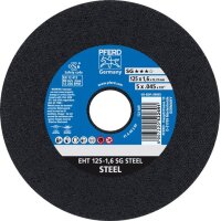 Pferd tools Trennscheibe SG STEEL D125x1,6mm gerade Stahl...