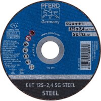 Pferd tools Trennscheibe SG STEEL D125x2,4mm gerade Stahl...