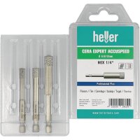 Heller Feinsteinzeugbohrer Cera Expert Accuspeed 3-teilig...