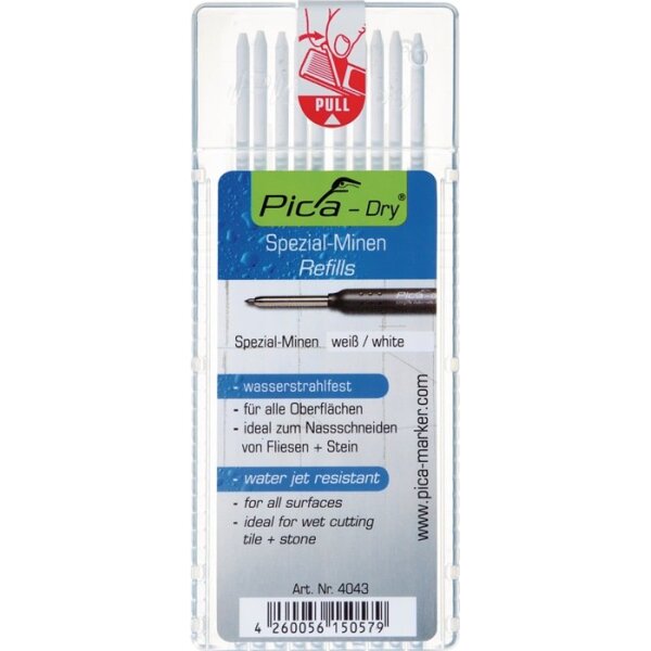 Pica Minenset Pica-Dry 10x weiß wasserstrahlfest 10 Minen / Set