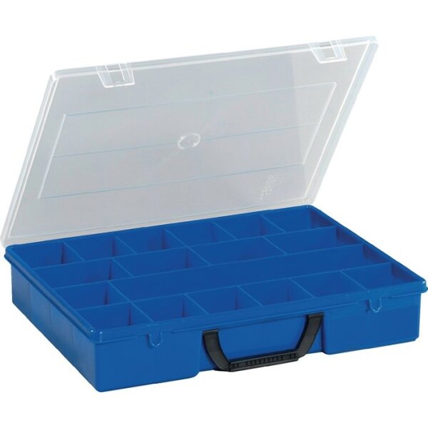 Lockweiler Sortimentskasten B365xT290xH65mm 18 Fächer