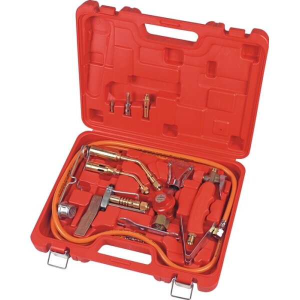 Rothenberger industrial Hart-/Weichlötgarnitur im Kunststoffkoffer 15-teilig Propan