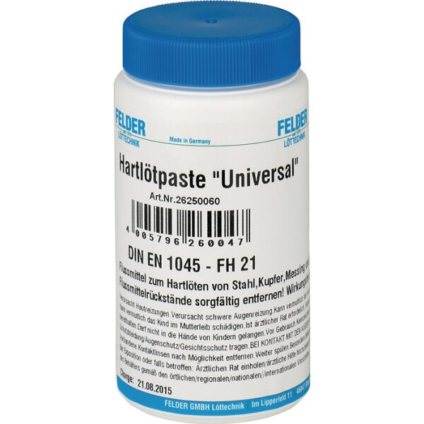 Hartlötpaste Univ.800-1100GradC 500g Flasche FELDER