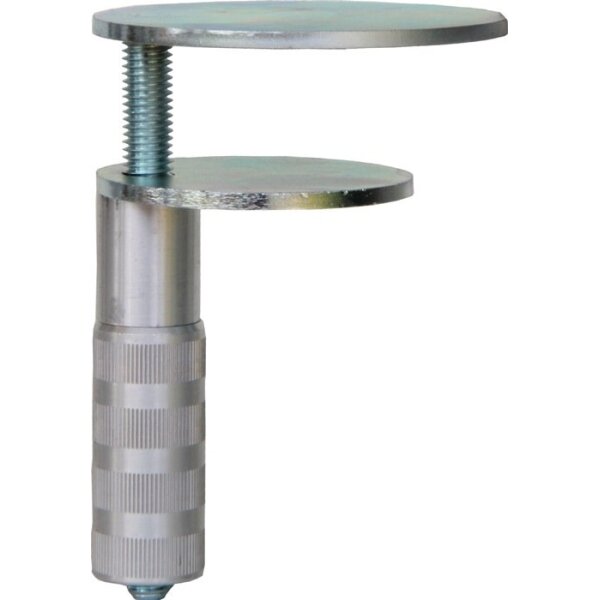 Bauer & böcker Tischklemme Ø 73 + 90 mm 2 Metallplatten Tischplatte 90 mm