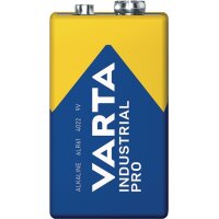 Varta Batterie Industrial PRO 9 V 6AM6 9V-Block 630 mAh...