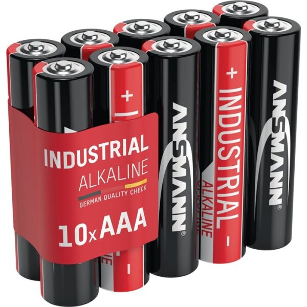 Ansmann Batterie Industrial 1,5 V AAA Micro 1200 mAh LR03 4003 10 Stück / Pack
