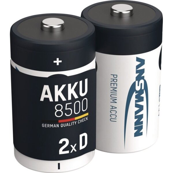 Ansmann Akkuzelle maxE 1,2 V 8500 mAh R20-D-Mono HR20 2 2St./Blister
