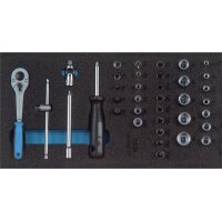 Gedore Werkzeugmodul 1500 CT1-20 37-teilig 1/3-Modul...