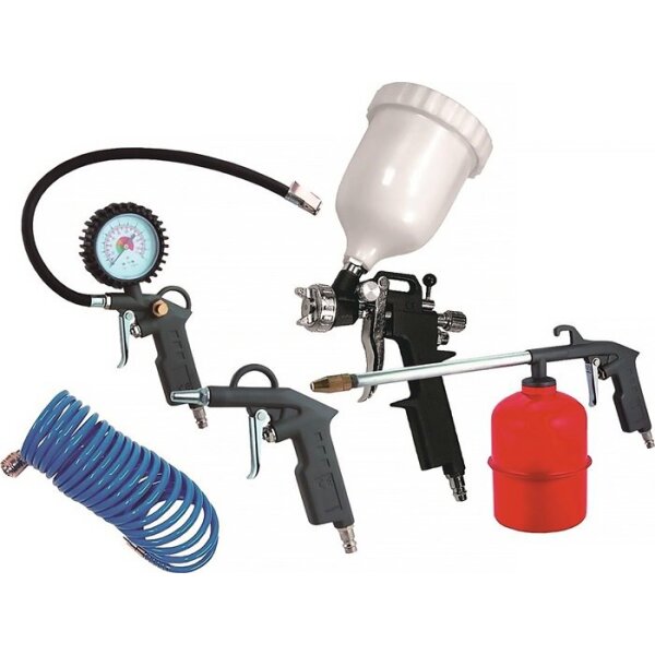 Aerotec Abblaspistolenset Inhalt 5-teilig