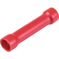 Stoßverbinder 0,5-1,5mm² Gesamt-L.26mm rot...