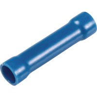 Stoßverbinder 1,5-2,5mm² Gesamt-L.26mm blau...