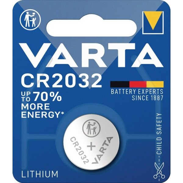 Varta Knopfzelle Electronics 3 V 220 mAh CR2032 20 x 3,2 mm