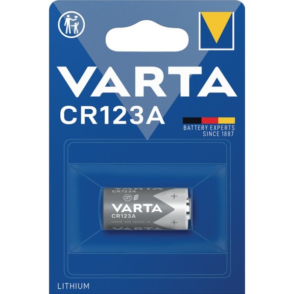 Batterie ULTRA Lithium 3 V CR123A 1430 mAh CR17345 6205 1 St./Bl.VARTA