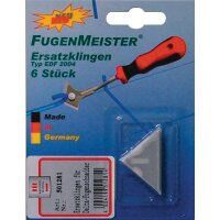 Ersatzmesser Fugenmeister Delta 6 St.auf SB-Karte...