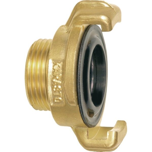 Geka Gewindestück GEKA Messing Außengewinde 1 SB