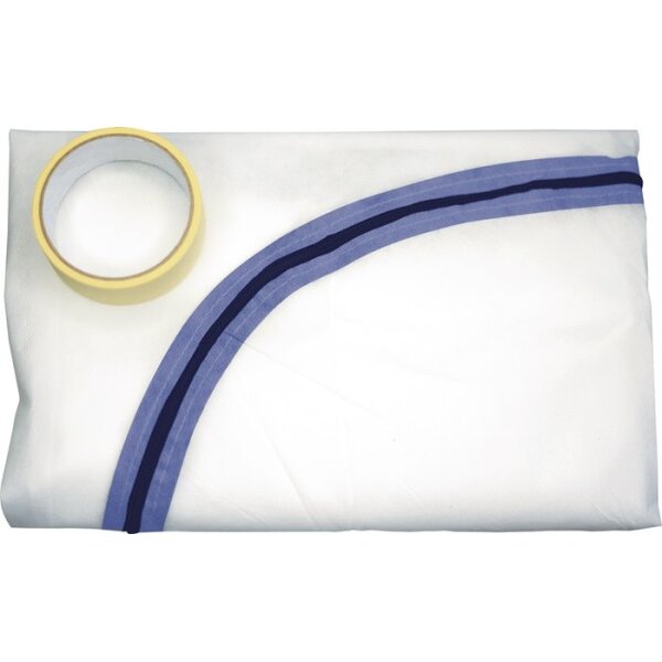 Friess Staubschutztür 1 Tuch / 1 Rolle Klebeband Tuch 2,2 x 1,1 m/Band 7 m x 25 mm