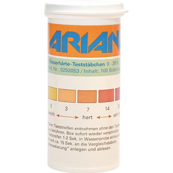 Ariana Messstäbchen TRGS 611 Wasserhärte 0-28 °dH 100 St. Dose