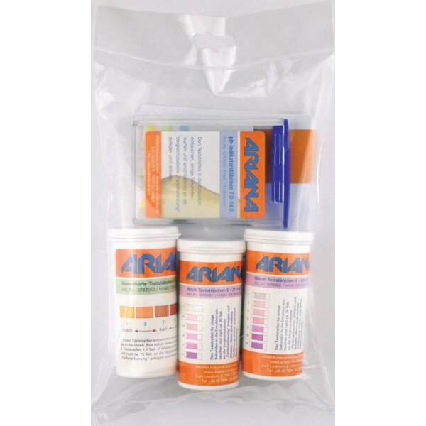 Ariana Messstäbchen TRGS 611 Nitrit-, Nitrat-, ph-Wert, Wasserhärte je 100 St. Set