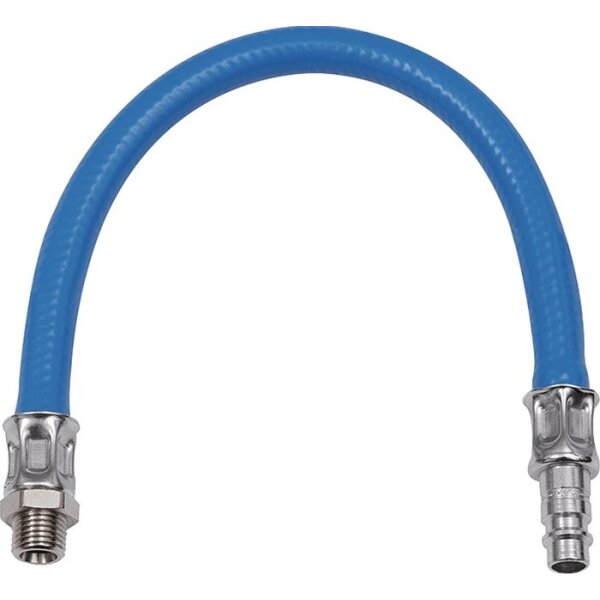 Riegler Vibrationsdämpfer Außengewinde G 1/4 ″ DN 7,2-7,8 mit 300-mm-Schlauch